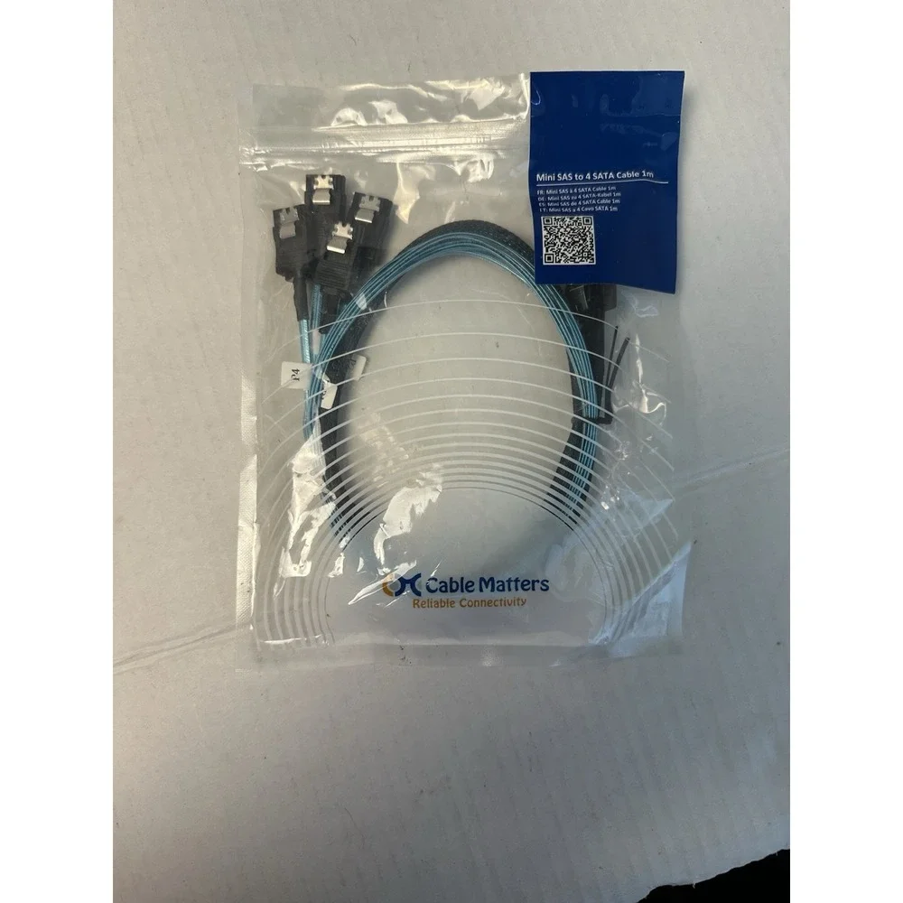 Cable Matters Mini SAS to 4 SATA Forward Breakout